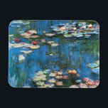 Magnet Flexible Nénuphars de Claude Monet, Impressionnisme Vintage<br><div class="desc">Nénuphar (1914) de Claude Monet est une peinture de nature impressionniste vintage. Une des nombreuses variations de peintures florales de nénuphars que Monet peint par l'étang dans son jardin fleuri à Giverny, France. À propos de l'artiste : Claude Monet (1840-1926) est un fondateur du mouvement de peinture impressionniste française, dont...</div>