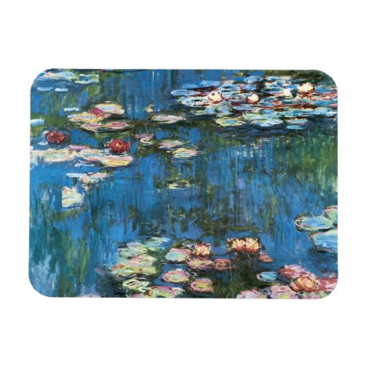 Magnet Flexible Nénuphars de Claude Monet, Impressionnisme Vintage (Horizontal)