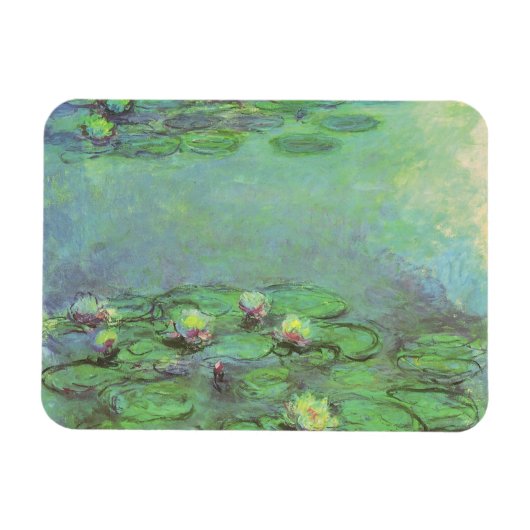 Magnet Flexible Nénuphars de Claude Monet, Impressionnisme Vintage (Horizontal)