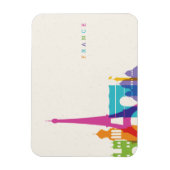 Magnet Flexible Neon France Skyline (Vertical)