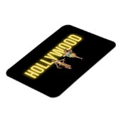 Magnet Flexible Neon Hollywood & Beautés Vintages (Côté Gauche)