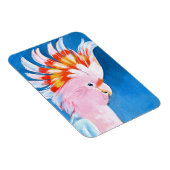 Magnet Flexible Neon Mohawk - Cockatoo rose (Côté Droit)