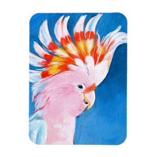 Magnet Flexible Neon Mohawk - Cockatoo rose