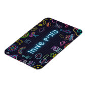 Magnet Flexible Neon Purim (Côté Gauche)