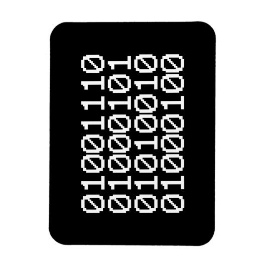 MAGNET FLEXIBLE NERD BINAIRE (Vertical)