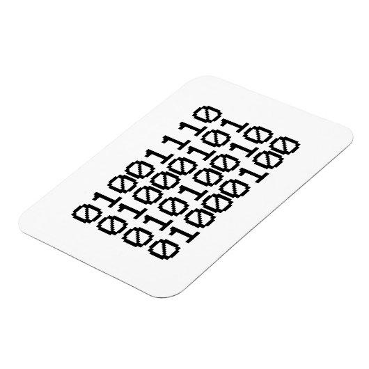 MAGNET FLEXIBLE NERD BINAIRE (Côté Gauche)