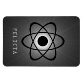 Magnet Flexible Nerdy Atomic Premium Magnet, gris (Horizontal)