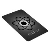 Magnet Flexible Nerdy Atomic Premium Magnet, gris (Côté Droit)