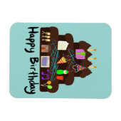 Magnet Flexible Nerdy Birthday Réseau neuronal (Horizontal)