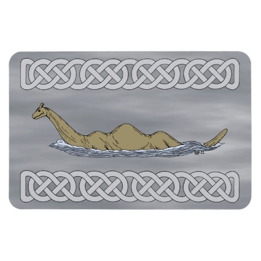 Magnet Flexible Nessie le monstre Loch Ness (Horizontal)