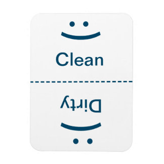 Magnet Flexible Nettoyer le moustiquaire - Bleu - (Sourire/Frown)