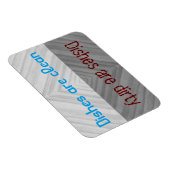 Magnet Flexible Nettoyer | Plats salés Lave vaisselle (Côté Droit)