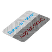 Magnet Flexible Nettoyer | Plats salés Lave vaisselle (Côté Gauche)