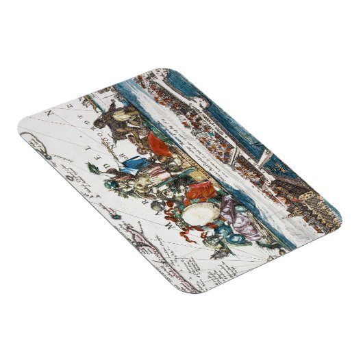 MAGNET FLEXIBLE NEW AMSTERDAM, 1673 (Côté Droit)