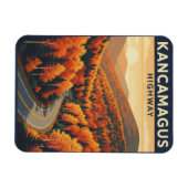 Magnet Flexible New Hampshire Kancamagus Highway Travel (Horizontal)