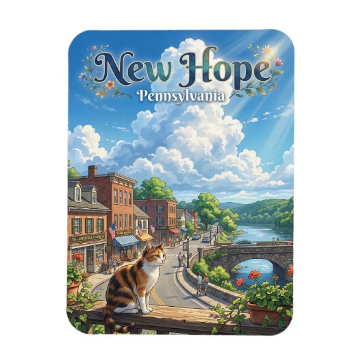 Magnet Flexible New Hope USA (Vertical)