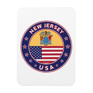 Magnet Flexible New Jersey, New Jersey autocollant, étui téléphoni