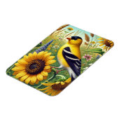 Magnet Flexible New Jersey State Bird Eastern Goldfinch (Côté Gauche)