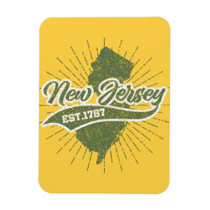 Magnet Flexible New Jersey vintage