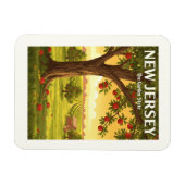 Magnet Flexible New Jersey vintage (Horizontal)