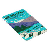 Magnet Flexible New River Gorge National Park Virginie-Occidentale (Côté Droit)