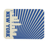 Magnet Flexible New York City Blue (Horizontal)