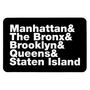 Magnet Flexible ~ New York City de cinq villes