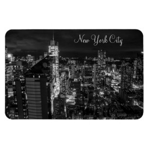 Magnet Flexible New York City Manhattan Skyline la nuit