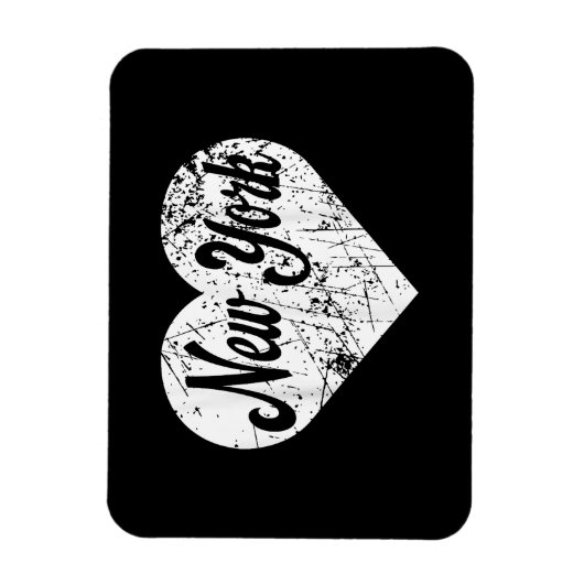 Magnet Flexible New York Heart (Vertical)
