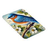 Magnet Flexible New York State Bird Eastern Bluebird (Côté Droit)