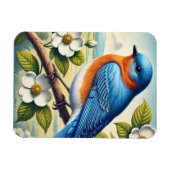 Magnet Flexible New York State Bird Eastern Bluebird (Horizontal)
