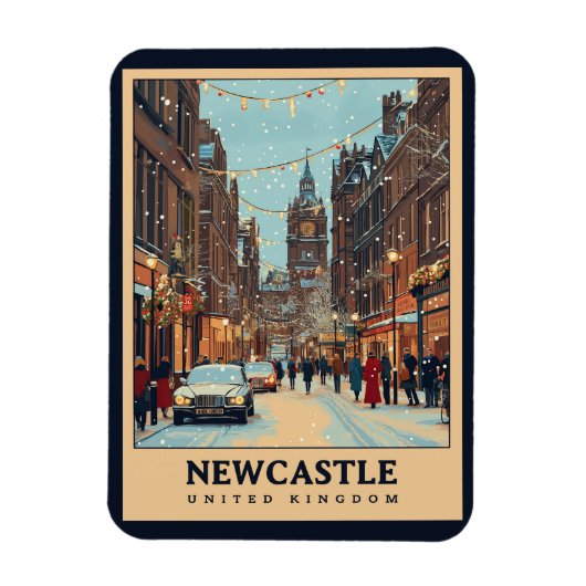 Magnet Flexible Newcastle vintage (Vertical)
