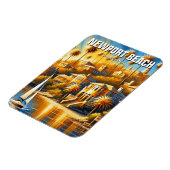 Magnet Flexible Newport Beach Californie (Côté Gauche)