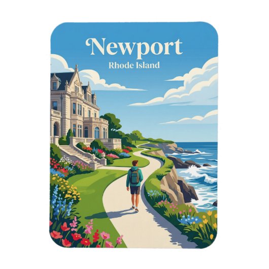 Magnet Flexible Newport États-Unis (Vertical)