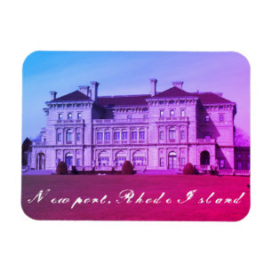 Magnet Flexible Newport, manoir de RI - promenade de falaise,