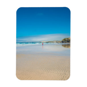 Magnet Flexible Newquay sur la côte nord de Cornouailles. Angleter