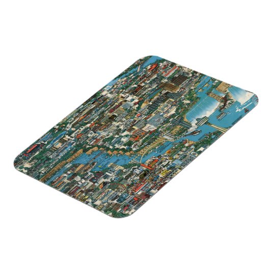 Magnet Flexible Niagara Falls Map (Côté Gauche)