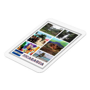 Magnet Flexible Nicaragua - Mosaic -
