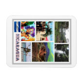 Magnet Flexible Nicaragua - Mosaic - (Horizontal)