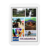 Magnet Flexible Nicaragua - Mosaic - (Vertical)