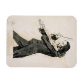 Magnet Flexible Niccolo Paganini (1782-1840) Jouer au violon, 1 (Horizontal)