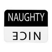 Magnet Flexible Nice ou Naughty Funny Flipable (Horizontal)