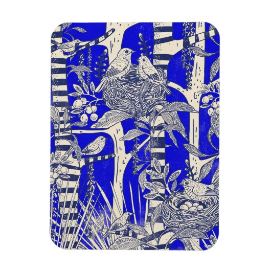 Magnet Flexible Nid d'oiseaux (Vertical)