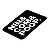 MAGNET FLEXIBLE NIN & COM & POOP. (Côté Gauche)