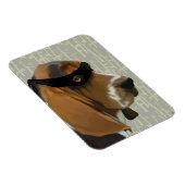 Magnet Flexible Ninja Basset Hound Dog (Côté Droit)