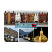 Magnet Flexible NO Norvège - Bergen - (Horizontal)