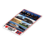 Magnet Flexible NO Norvège - Oslo - (Côté Gauche)
