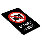 Magnet Flexible No Photos Allowed (Côté Droit)