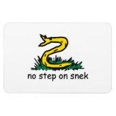 Magnet Flexible No step on snek memes (Horizontal)