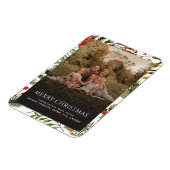 Magnet Flexible Noël 1 Photo Aquarelle Baies botaniques (Côté Gauche)